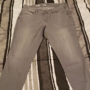 Womens plus size grey jeans